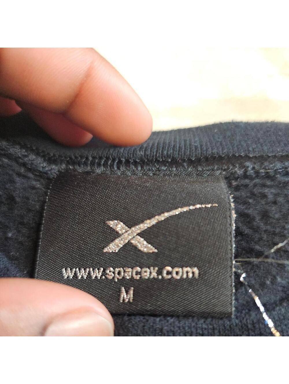 Title: SpaceX black crewneck sweatshirt - Picture 3 of 4